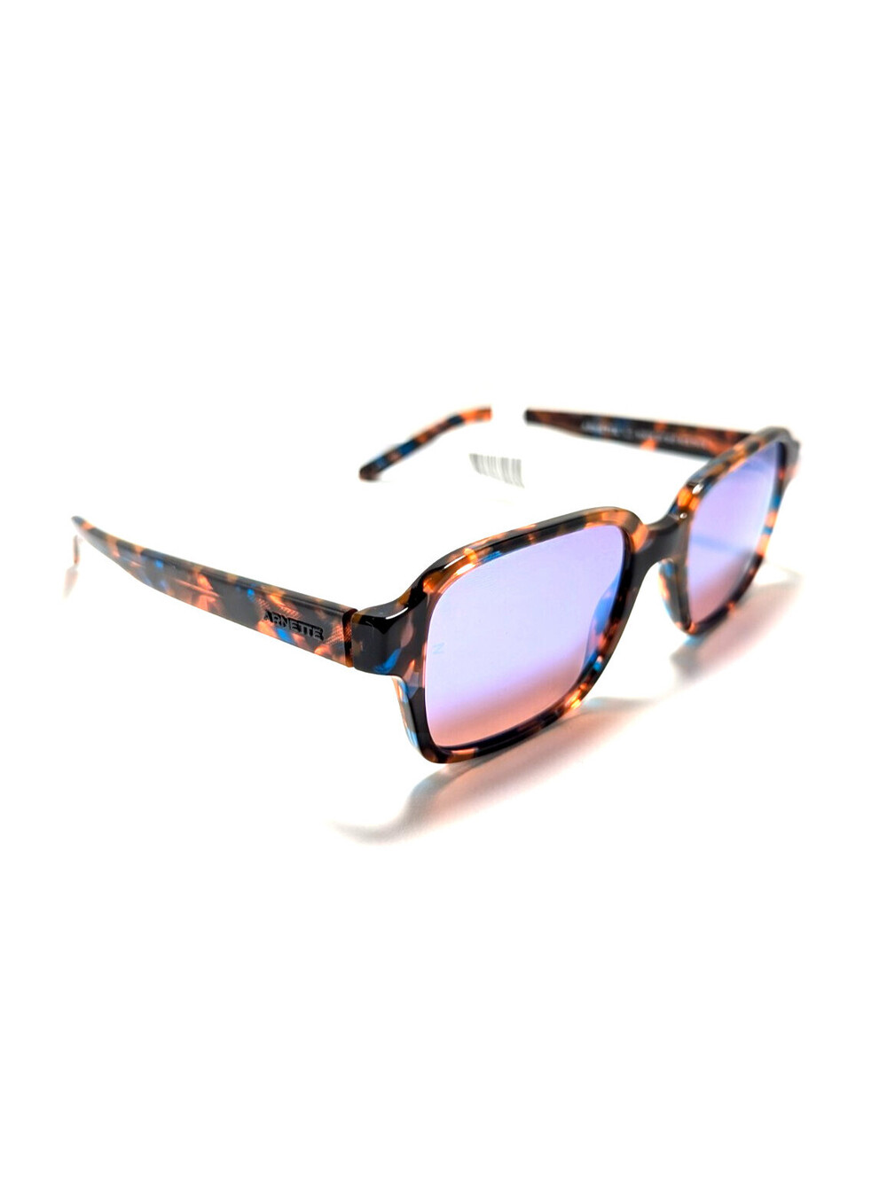 Arnette x Zayn Blue UV Brown Tortoiseshell Rectangle Women's Fashion Sunglasses